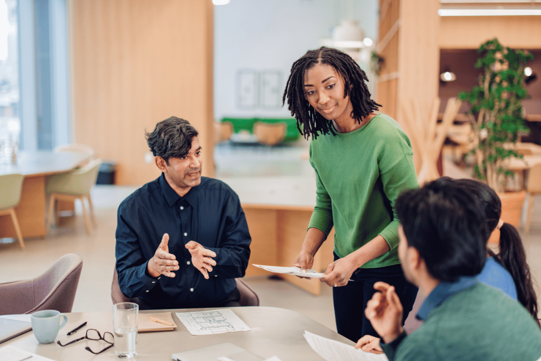 A business coach helping clients build resilience.